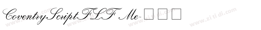 CoventryScriptFLF Me字体转换 CoventryScriptFLF Me字体转换